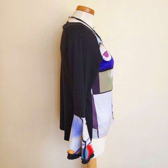 Funsport Unique  Inspired Bell Sleeve Sweater - Picture 3 of 7